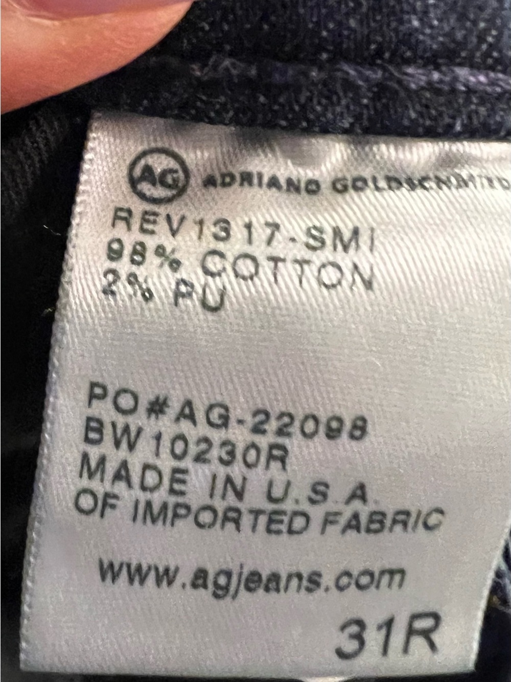 AG Adriano Goldschmied Dark Indigo Bootcut Jeans - Picture 6 of 6